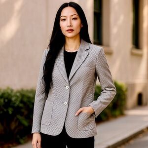 Piazza Sempione Blue Tailored Blazer (48)